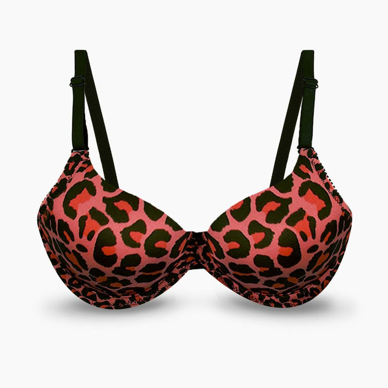 Victoria's Secret Very Sexy 32B Leopard Print Push Up Bra Gel