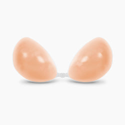 NuBra Seamless Push Up Adhesive Bra with Molded Pads (Size C, Tan) –  Capital Books and Wellness