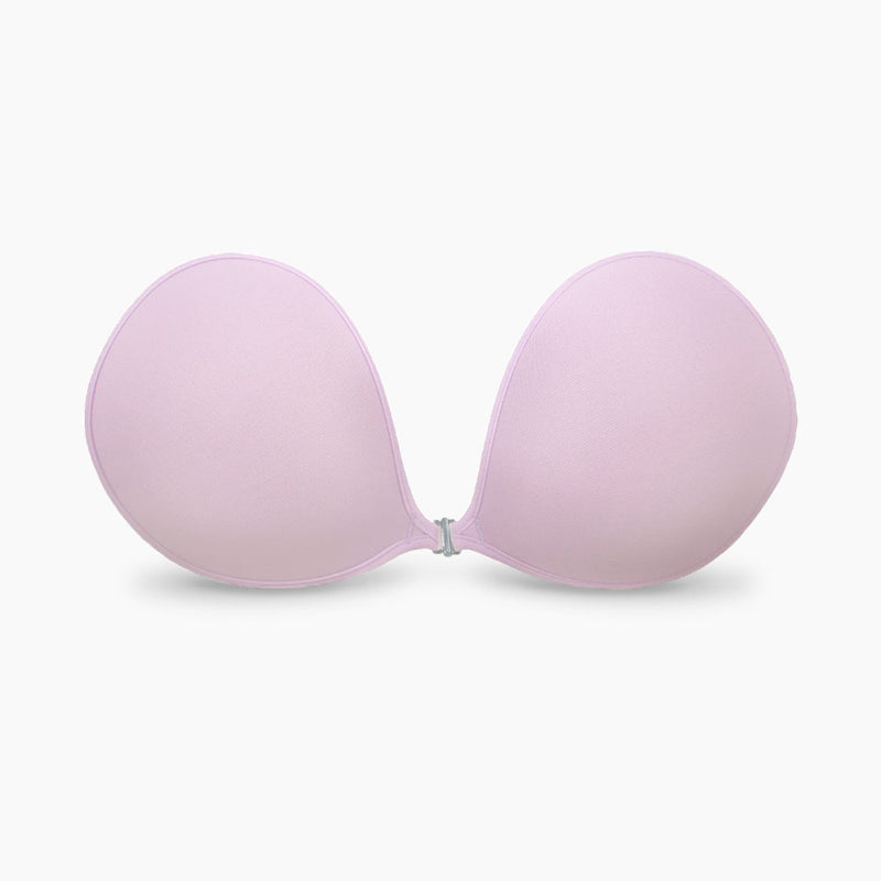 NuBra L398 Feather Lite Push Up Plunge Adhesive Bra, Nude, Cup C
