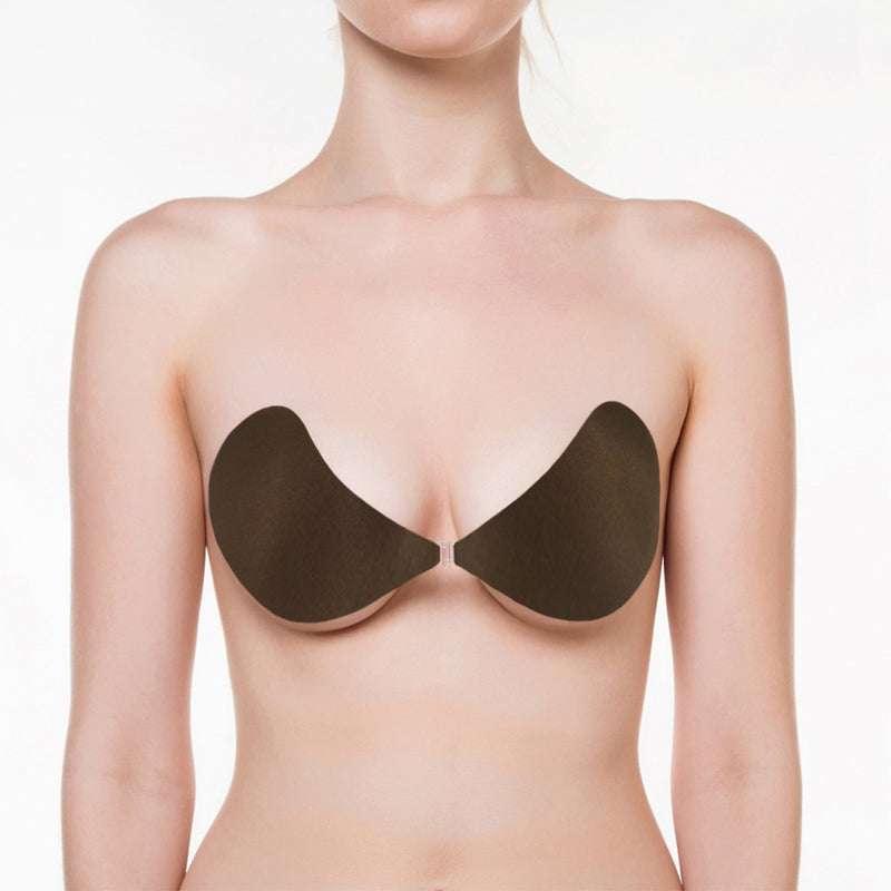 NuBra Seamless Push Up Adhesive Bra with Molded Pads (Size B, Tan) :  : Clothing, Shoes & Accessories